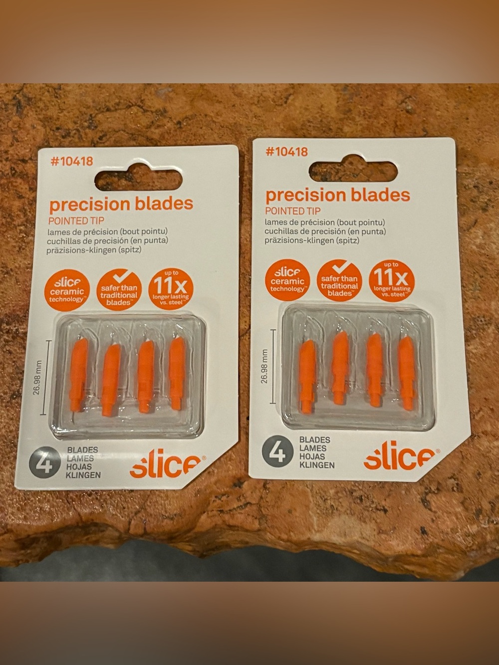 Slice Micro Ceramic Blade for Precision Cutters 2 Pack Set #10418 Scrapbooking